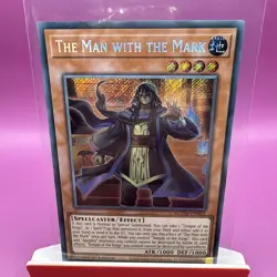 Yu-Gi-Oh The Man With The Mark MZTM-EN001 Secret Rare 1st Edition Near Mint - Image 1