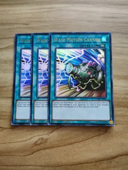 Yu-Gi-Oh! - Wave-Motion Cannon 3X - Ultra Rare - Full Playset - DUDE-EN039 - Image 1