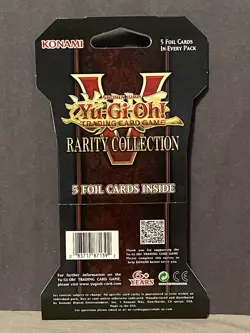 Yu-Gi-Oh! Rarity Collection V 5 Foil Cards Sleeved Booster Pack - Image 1