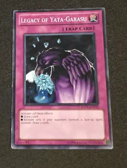 Yu-Gi-Oh! TCG Legacy Of Yata-garasu SDDL-EN033 Common Unlimited Moderate Play - Image 1