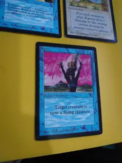 MTG Card. Beta old vintage x4 Plains,Benalish Hero,Flight, Creature bond +Karma - Image 4