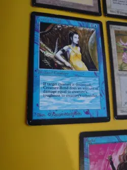 MTG Card. Beta old vintage x4 Plains,Benalish Hero,Flight, Creature bond +Karma - Image 5