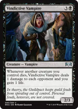Vindictive Vampire x1 NM Magic the Gathering 1x Ravnica Allegiance mtg card - Image 1