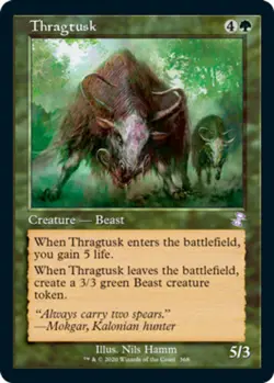 Thragtusk x1 Magic the Gathering 1x Time Spiral Remastered mtg card - Image 1