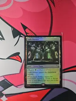 Lush Portico Foil NM - Murders at Karlov Manor MKM Magic MTG Land Card - Image 1
