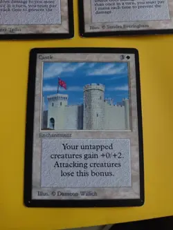 MTG Card. Beta. x5. Castle,healing salve,circle of protections, guardian angel - Image 2