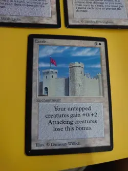 MTG Card. Beta. x5. Castle,healing salve,circle of protections, guardian angel - Image 3