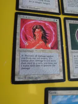 MTG Card. Beta. x5. Castle,healing salve,circle of protections, guardian angel - Image 4