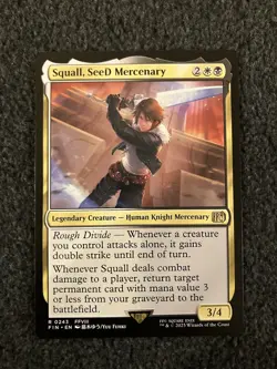 Magic The Gathering MTG - Squall, SeeD Mercenary - FIN - Image 1