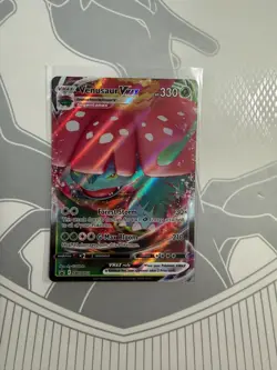 Pokemon TCG Venusaur VMAX SWSH102 Full Art Holo Black Star Promo - Image 3