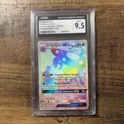 2019 POKEMON SUN & MOON COSMIC ECLIPSE SECRET #250 FULL ART/VILEPLUME GX CGC 9.5 - Image 1