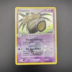 Pokemon Exeggutor FireRed & LeafGreen Reverse Holo Rare 80HP 5/112 English - Image 1