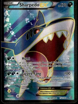 Pokemon Sharpedo EX 152/160 XY Primal Clash Ultra Rare Holo Full Art 170 HP E1 - Image 1