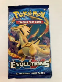Pokemon XY Evolutions Booster Pack Charizard Art 820650801556 - Image 1