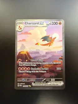 Pokemon Charizard ex 199/165 SV 151 SIR Holo English - Image 1