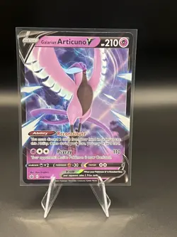GALARIAN ARTICUNO V 058/198 HOLO RARE V CHILLING REIGN POKEMON HOLO NM - Image 1