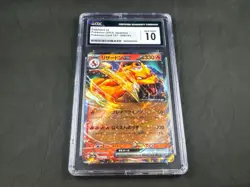CHARIZARD EX 006/165 POKEMON JAPANESE 151 CGC 10 - Image 1