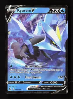 Kyurem V 048/196 Holo V Rare Lost Origin Pokemon Near Mint - Image 1
