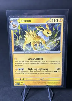 Jolteon SVP 169 Cosmos Holo Black Star Promo Prismatic Evolutions Pokemon TCG NM - Image 1