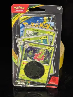 Pokemon TCG Mega Evolution—Perfect Order Blister pack w/ coin Checklane. - Image 1