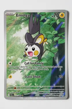 Emolga 112/086 Pokemon TCG: Black Bolt Illustration Rare (A) - Image 1
