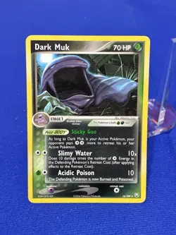 Pokemon Dark Muk 16/109 Team Rocket Returns Rare Regular 70 HP (2004) - Image 1