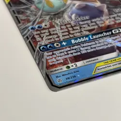 Pokemon Blastoise & Piplup GX SM Cosmic Eclipse 38/236 Ultra Rare Holo TAG TEAM - Image 4