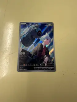 Pokemon TCG Steven's Beldum 207 SV Scarlet & Violet Promo Full Art Holo - Image 1