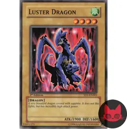 Yugioh Luster Dragon SD1-EN003 Common 1st Edition NM - Image 1