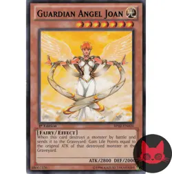 Yugioh Guardian Angel Joan BP02-EN026 Rare 1st Edition LP - Image 1