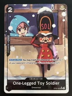 One Piece One-Legged Toy Soldier (Alt. Art) OP05-081 Premium Booster Foil💎💎💎 - Image 1