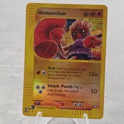 Hitmonchan 81/147 Reverse Holo Pokemon Card Aquapolis LP - Image 1