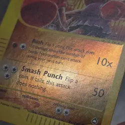 Hitmonchan 81/147 Reverse Holo Pokemon Card Aquapolis LP - Image 5