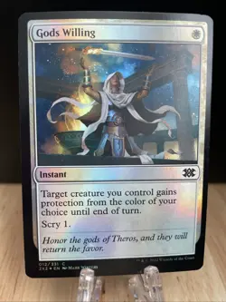 MTG Gods Willing FOIL #012/331 Double Masters 2022 Common 2x2 NM/M - Image 1