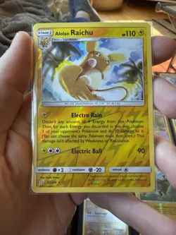 Alolan Raichu 57/236 Sm-Unified Minds Reverse Holo Rare Pokemon Card - Image 1