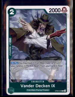 One Piece Vander Decken IX OP06-033 Awakening of the New Era Rare 4 card lot - Image 1