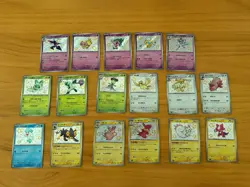 Pokemon TCG Japanese Sv4a Shiny Treasure Baby Shiny 17 Card Lot NM - Image 1
