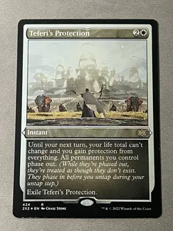 Teferi's Protection (Foil Etched) MTG Double Masters 2022 2x2 NM - Image 1