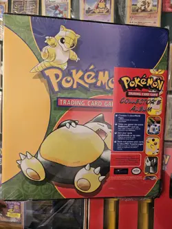 Vintage Pokemon TCG Card Binder Snorlax 1999 Nintendo WOTC - FACTORY SEALED - Image 1