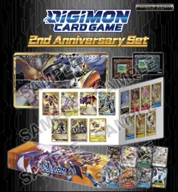 Bandai Digimon Card Game 2nd Anniversary Set Anniversary Promo Box PB-12E SEALED - Image 2