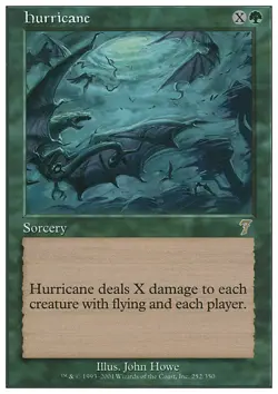 MTG HURRICANE EXC - URAGANO - 7TH - MAGIC - Image 1