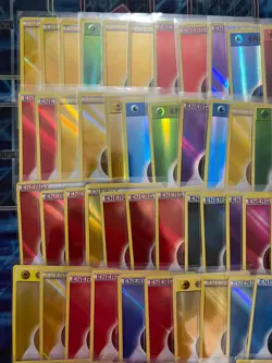 Pokemon TCG 100 Vintage Reverse Holo Energy Card Mixed Lot 4 - Image 2