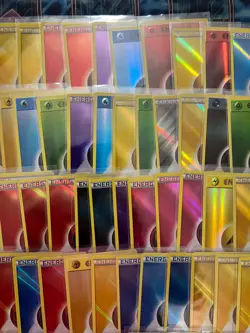 Pokemon TCG 100 Vintage Reverse Holo Energy Card Mixed Lot 4 - Image 3