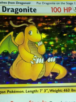 Dragonite Fossil 1st Edition 4/62 Holo 1999 English - Image 4