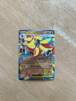 Mega Pyroar EX 015/086 Chaos Rising Pokemon Card - Image 1
