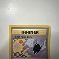 Pokemon TCG - 1st Edition Koga’s Ninja Trick Trainer 115/132 - Gym Challenge - Image 3
