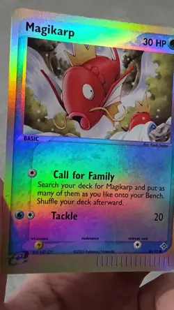 Pokemon Vintage Magikarp 60/97 EX Dragon 2003 Reverse Holo e-Series LP - Image 2