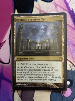 Nykthos, Shrine to Nyx Theros Regular Mtg NM Usa Ship - Image 1