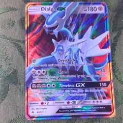 Pokemon TCG Dialga GX SM Forbidden Light Ultra Rare Full Art Holo 82/131 2018 - Image 1