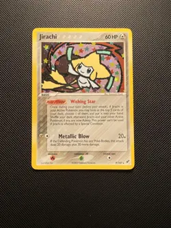 Jirachi 9/107 EX Deoxys Holo Secret Rare Vintage Pokemon TCG LP - Image 1